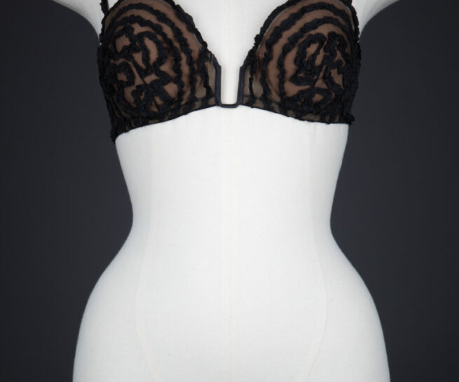 'Rubans' Silk Ribbonwork Bra by Jean Paul Gaultier for La Perla, Spring/Summer 2013, Italy. The Underpinnings Museum. Photography by Tigz Rice.