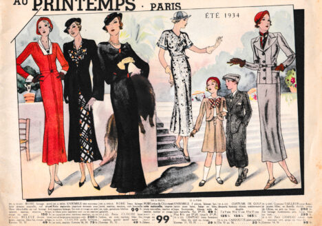 'Au Printemps Paris' Summer 1934 Department Store Catalogue, 1934, France. The Underpinnings Museum