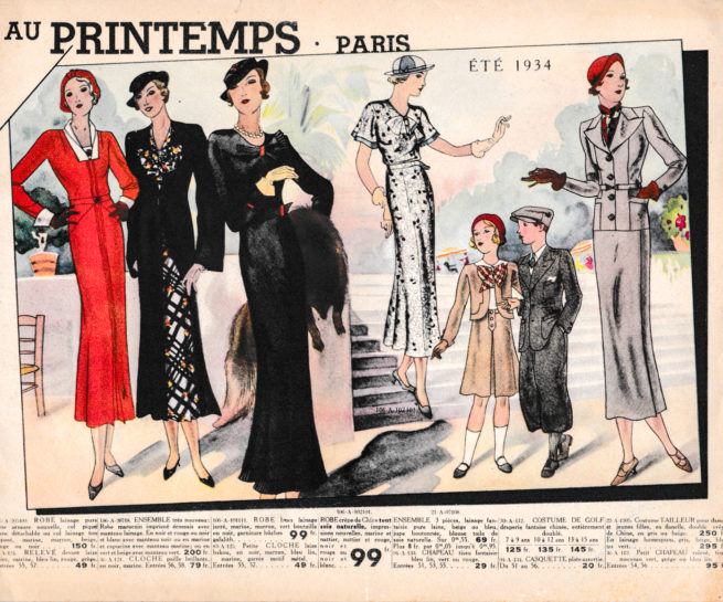 'Au Printemps Paris' Summer 1934 Department Store Catalogue, 1934, France. The Underpinnings Museum