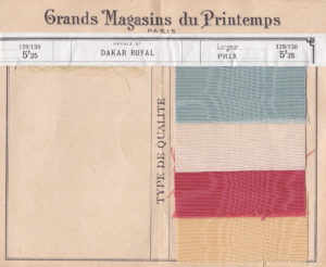 Moiré Silk Ribbon Samples, c. 1900s, France. The Underpinnings Museum. Photography by Tigz Rice