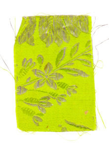 Lamé Brocade Fabric Samples, c. 1920s, France. The Underpinnings Museum.