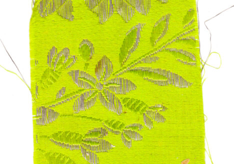 Lamé Brocade Fabric Samples, c. 1920s, France. The Underpinnings Museum.