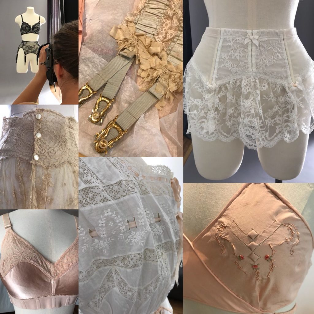 Behind the scenes at day 2 of the Underpinnings Museum photoshoot in July 2018