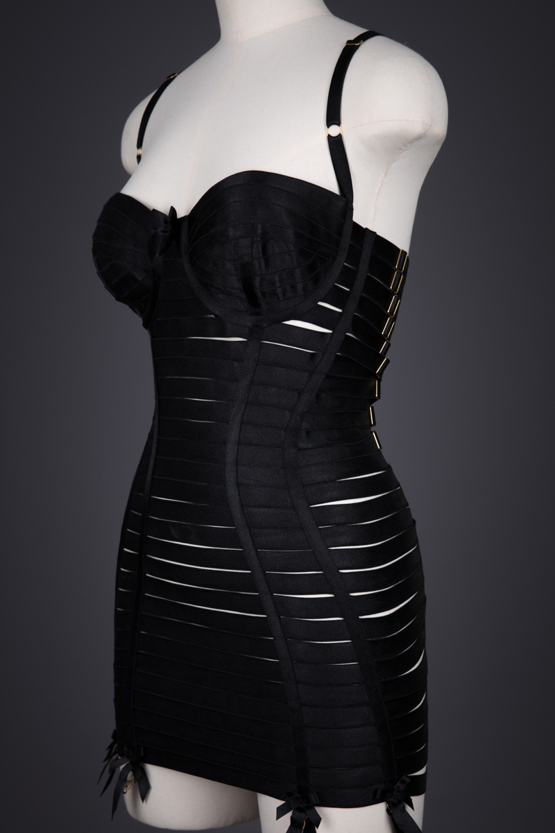 Black Adjustable Bondage Angela Girdle Dress