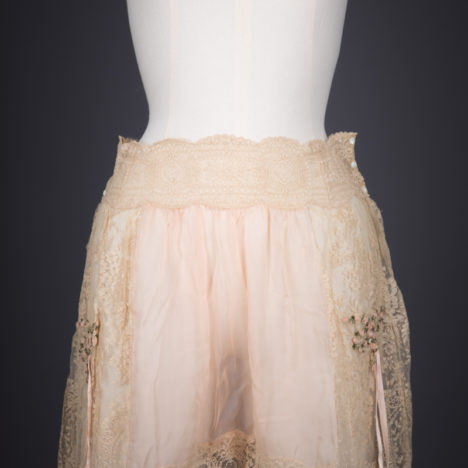 Silk, Lace & Ribbonwork Tap Pants, c. 1920s, USA. The Underpinnings Museum. Photography by Tigz Rice.
