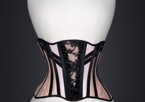 Ruffles & Lace Cincher By Sparklewren, c. 2009, United Kingdom. The Underpinnings Museum. Photography by Tigz Rice