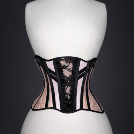 Ruffles & Lace Cincher By Sparklewren, c. 2009, United Kingdom. The Underpinnings Museum. Photography by Tigz Rice