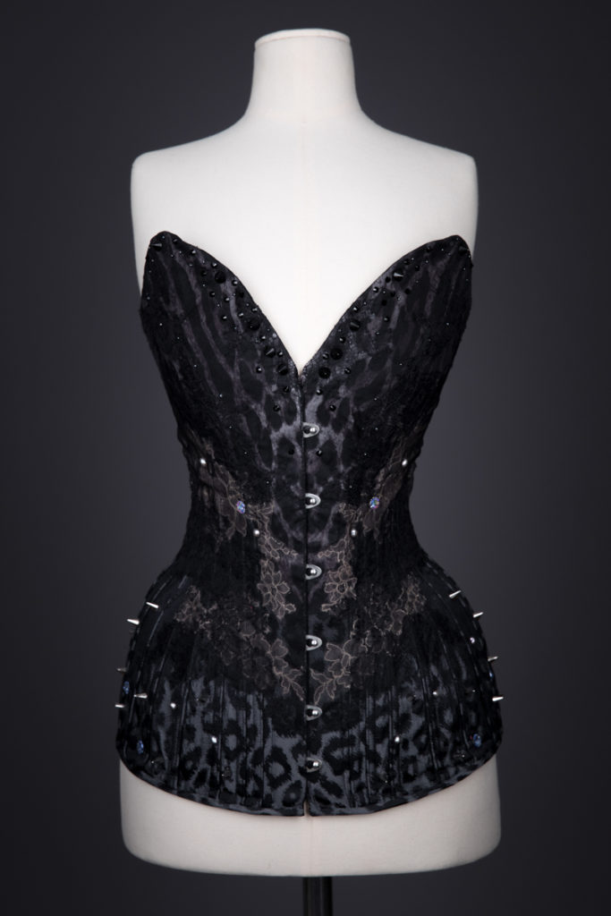 Moth Overbust Corset By Sparklewren, 2013, United Kingdom. The Underpinnings Museum. Photography by Tigz Rice.