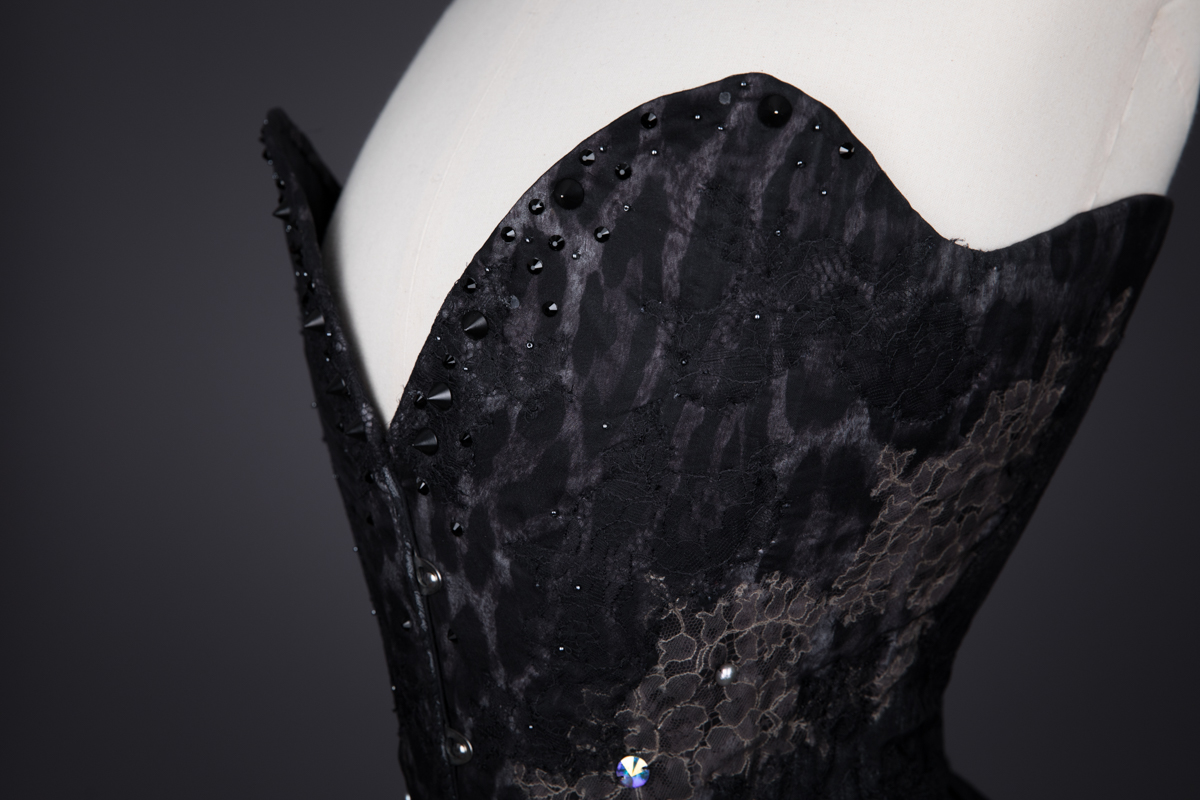 Moth Overbust Corset By Sparklewren, 2013, United Kingdom. The Underpinnings Museum. Photography by Tigz Rice.