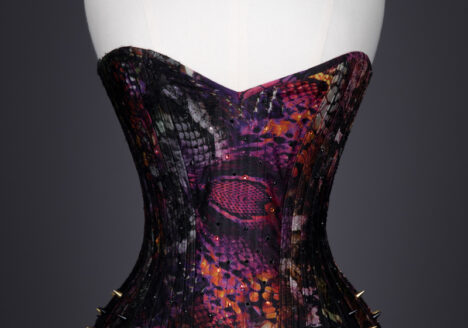 Python Overbust Corset By Sparklewren, c. 2014, United Kingdom. The Underpinnings Museum. Photography by Tigz Rice.