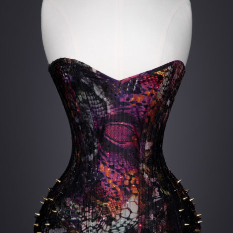Python Overbust Corset By Sparklewren, c. 2014, United Kingdom. The Underpinnings Museum. Photography by Tigz Rice.