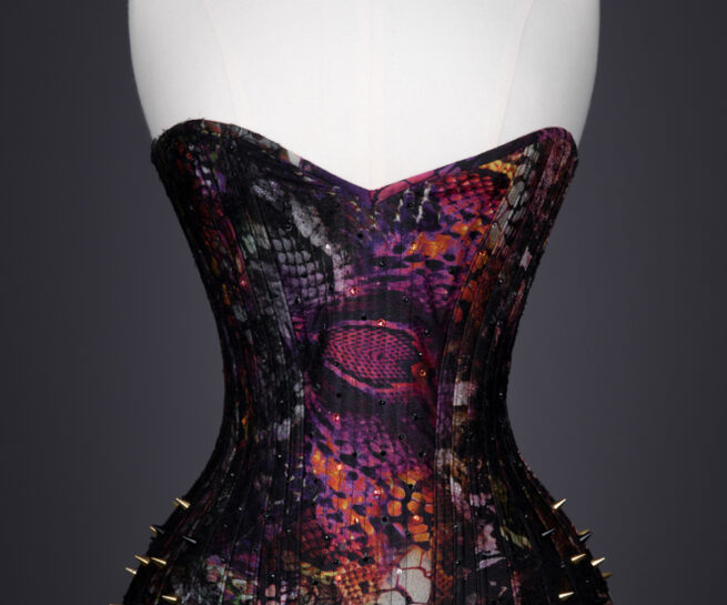 Python Overbust Corset By Sparklewren, c. 2014, United Kingdom. The Underpinnings Museum. Photography by Tigz Rice.
