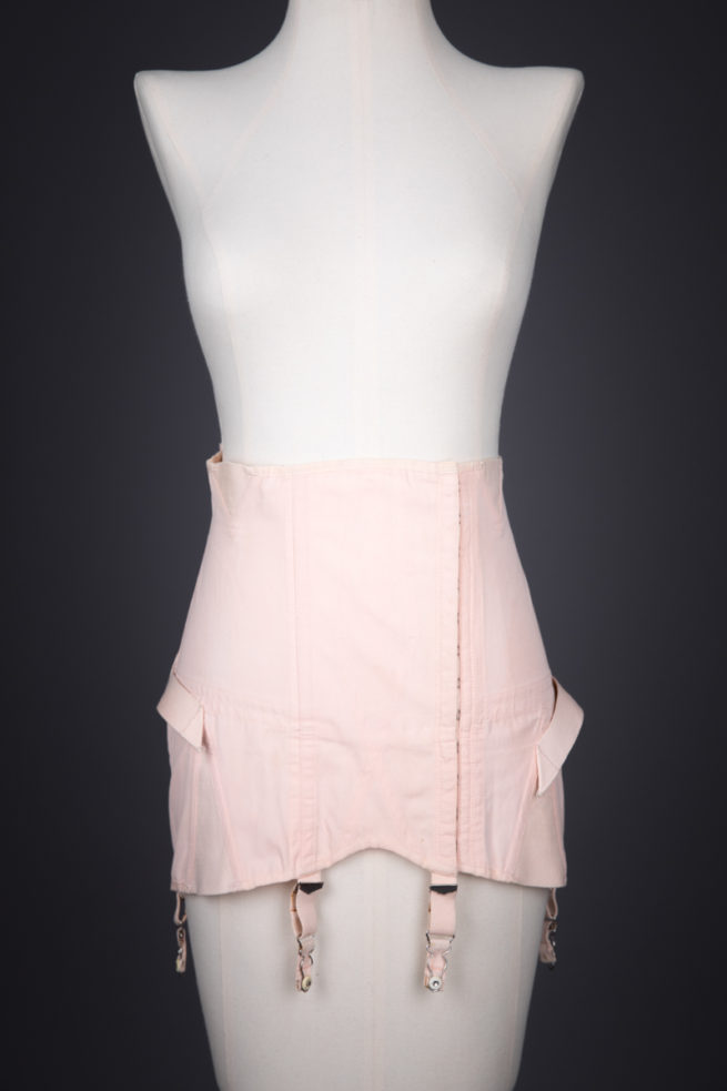 Cotton Fan Laced Girdle By Camp | The Underpinnings Museum