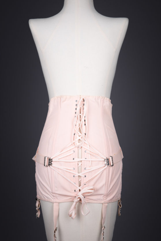 Cotton Fan Laced Girdle By Camp | The Underpinnings Museum