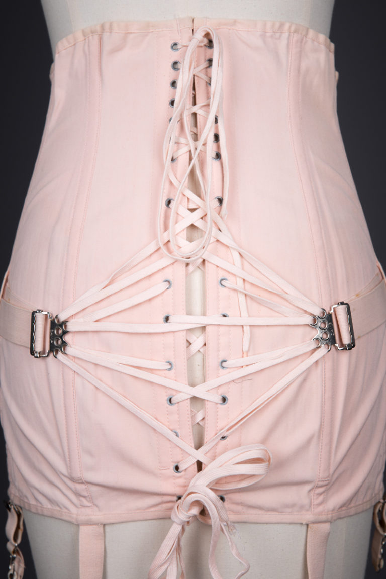 Cotton Fan Laced Girdle By Camp | The Underpinnings Museum