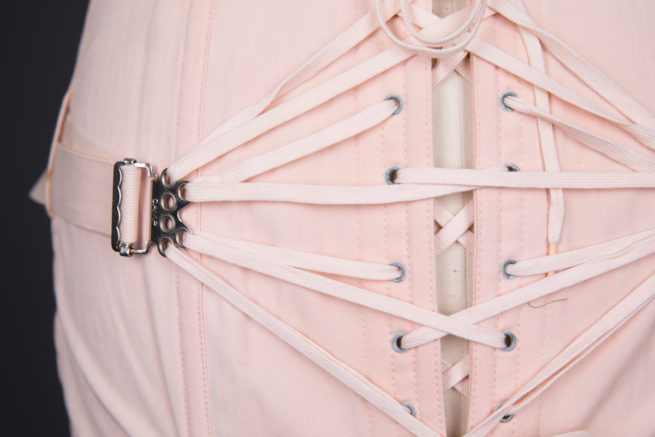 Cotton Fan Laced Girdle By Camp | The Underpinnings Museum
