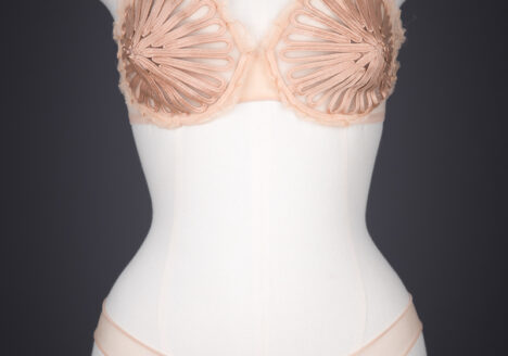 'Feuillage' Silk Soutache Cone Bra & Briefs By Jean Paul Gaultier For La Perla, 2010, Italy. The Underpinnings Museum. Photography by Tigz Rice.