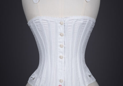 Cotton Twill Sport Corset By Martha Waist Washington, c. 1890s, USA. The Underpinnings Museum. Photography by Tigz Rice.