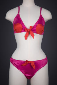 Sweetheart Bra & Knicker Set By Playful Promises, c. 2011, made in China, designed in the UK. The Underpinnings Museum. Photography by Tigz Rice