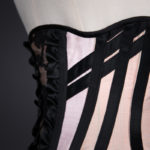 Ruffles & Lace Cincher By Sparklewren, c. 2009, United Kingdom. The Underpinnings Museum. Photography by Tigz Rice