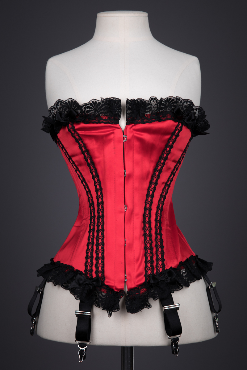 Satin & Lace Overbust Corset By Agent Provocateur, c. 1990s, United Kingdom. The Underpinnings Museum. Photography by Tigz Rice.