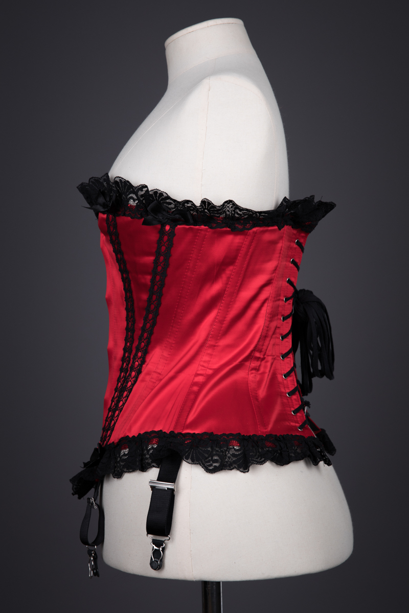 Satin & Lace Overbust Corset By Agent Provocateur, c. 1990s, United Kingdom. The Underpinnings Museum. Photography by Tigz Rice.