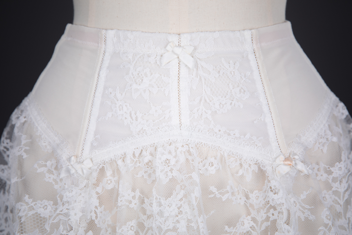 Ruffled Lace Trimmed Suspender Belt By Christian Dior, c. 1960s, France. The Underpinnings Museum. Photography by Tigz Rice.