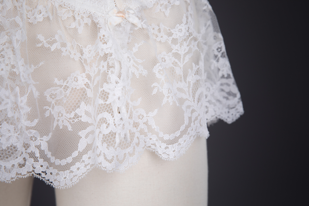 Ruffled Lace Trimmed Suspender Belt By Christian Dior, c. 1960s, France. The Underpinnings Museum. Photography by Tigz Rice.