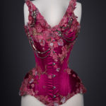 Cyclamen Butterfly Overbust Corset By Sparklewren, 2017, United Kingdom. The Underpinnings Museum. Photography by Tigz Rice