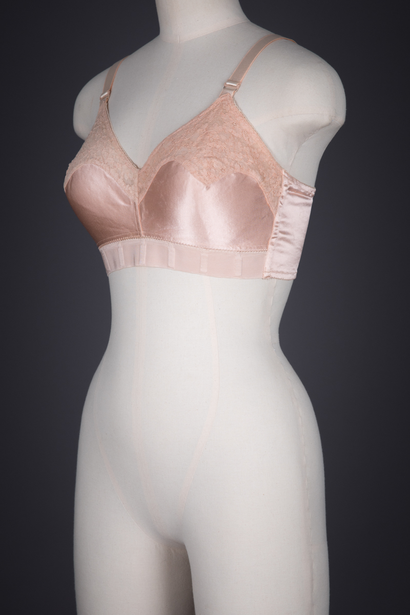 Silk & Lace 'A'Lure Alphabet' Bra By Warner, c. 1930s, USA. The Underpinnings Museum. Photography by Tigz Rice.