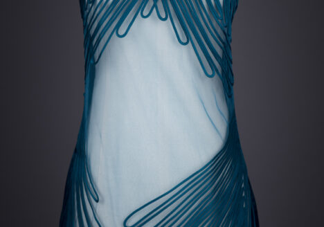 'Feuillage' Silk Soutache Slip By Jean Paul Gaultier For La Perla, c. 2010, Italy. The Underpinnings Museum. Photography by Tigz Rice.