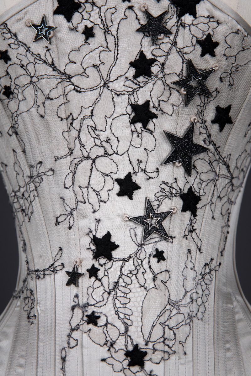 Black Star Overbust Corset By Sparklewren, 2018, United Kingdom. The Underpinnings Museum. Photography by Tigz Rice