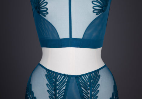 'Feuillage' Silk Soutache Cone Bra & Briefs By Jean Paul Gaultier For La Perla, c. 2011, Italy. The Underpinnings Museum. Photography by Tigz Rice.