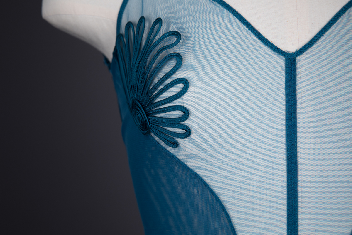 'Feuillage' Silk Soutache Low Back Bra & High Waisted Brief, c. 2011, Italy. The Underpinnings Museum. Photography by Tigz Rice.