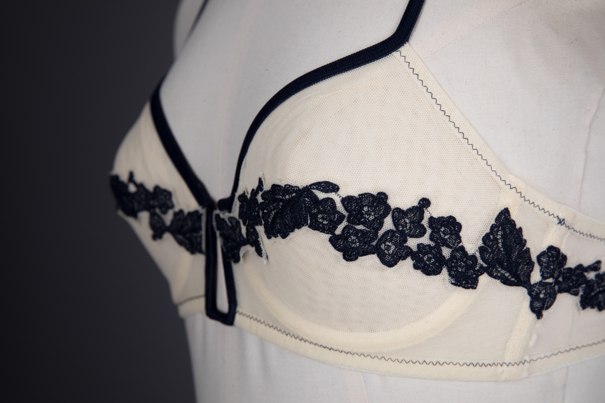 'Marin' Tattoo Embroidered Tulle Bra & Shorts By Jean Paul Gaultier For La Perla, c. 2012, Italy. The Underpinnings Museum. Photography by Tigz Rice.