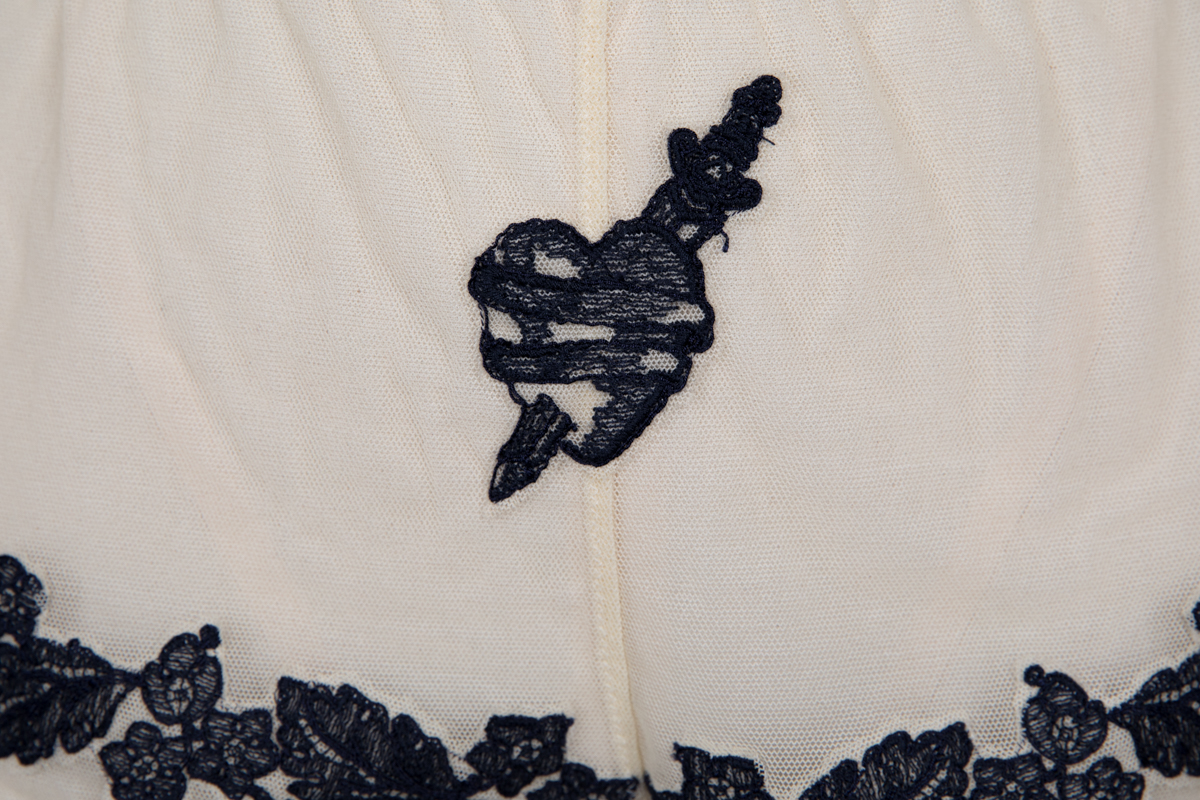 Feuillage' Silk Soutache Bra And Corset Knickers By Jean Paul Gaultier For La  Perla