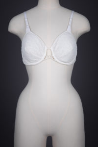 Lace Underwire Bra With Velcro Fastening By Christian Dior, c. 1957, France. The Underpinnings Museum. Photography by Tigz Rice