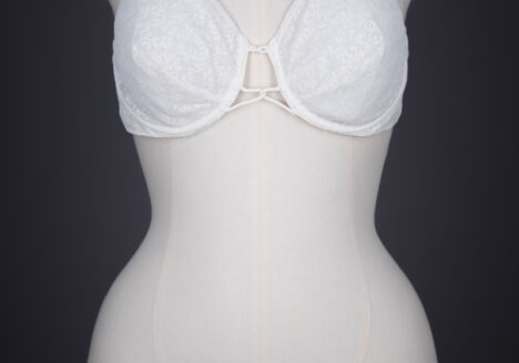 Lace Underwire Bra With Velcro Fastening By Christian Dior, c. 1957, France. The Underpinnings Museum. Photography by Tigz Rice