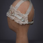 Silk Ribbon, Cotton Tulle & Lace Boudoir Headband By Simonettes, c. 1925, USA. The Underpinnings Museum. Photography by Tigz Rice.