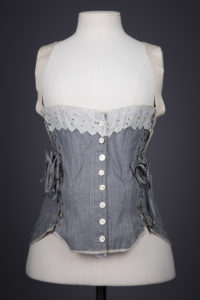 Herringbone Cotton Maternity Waist, c. 1910s, Germany. The Underpinnings Museum. Photography by Tigz Rice.