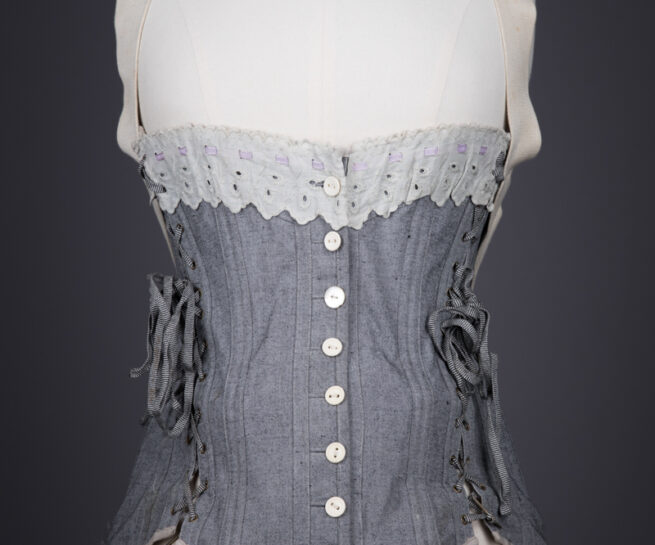 Herringbone Cotton Maternity Waist, c. 1910s, Germany. The Underpinnings Museum. Photography by Tigz Rice.