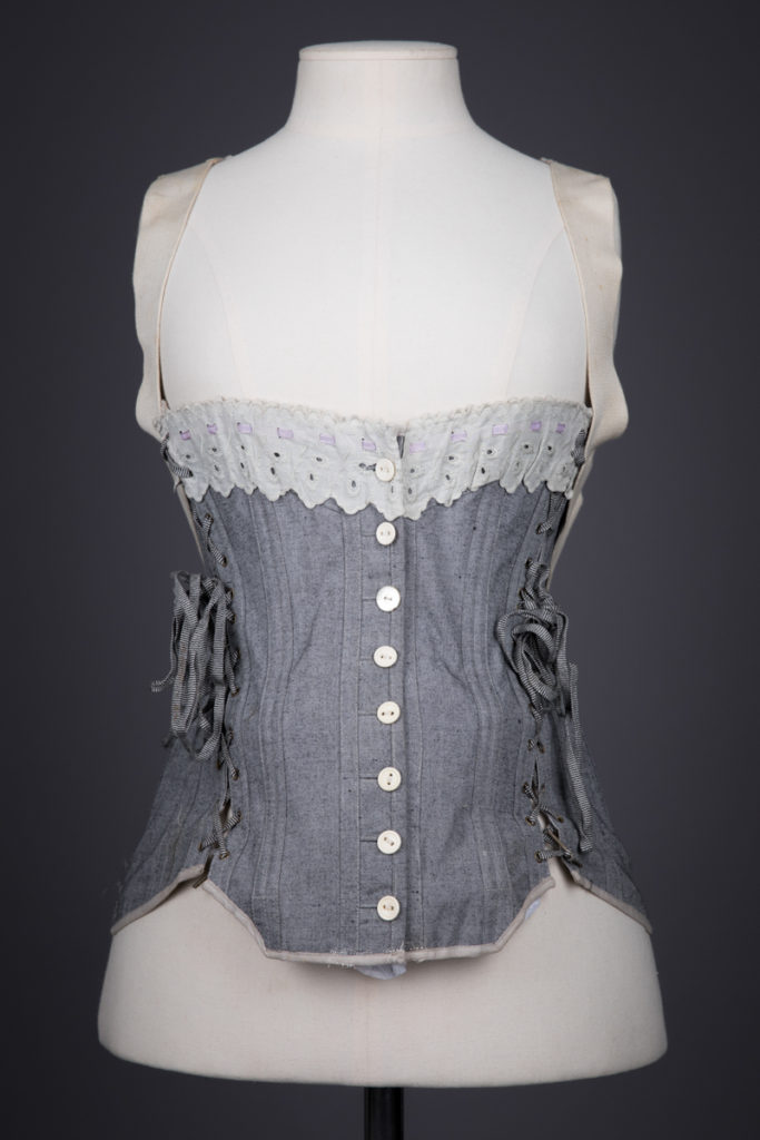 Herringbone Cotton Maternity Waist, c. 1910s, Germany. The Underpinnings Museum. Photography by Tigz Rice.