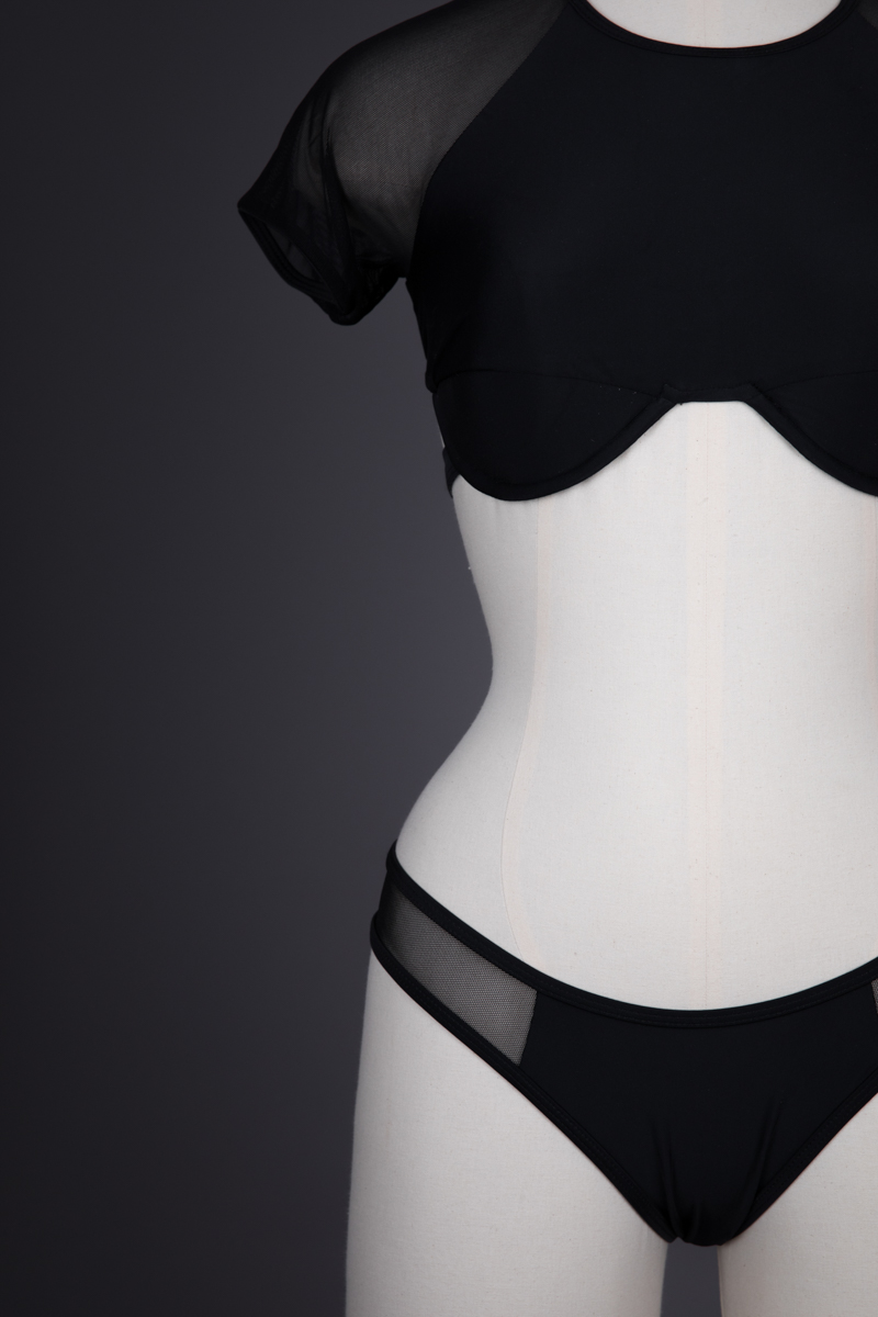 'Uniform' Underwire Bra Top & Briefs By Chromat, c. 2010s, USA. The Underpinnings Museum. Photography by Tigz Rice.