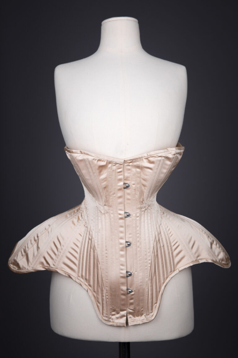 Silk Edwardian Style Corset By Sparklewren, c. 2015, UK. The Underpinnings Museum. Photography by Tigz Rice.