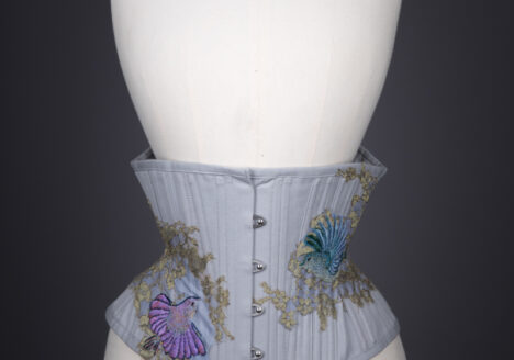 'Wren' Embroidered Cincher By Sparklewren, c. 2014, UK. The Underpinnings Museum. Photography by Tigz Rice.