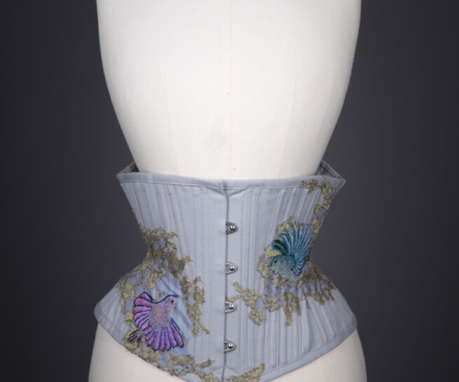 'Wren' Embroidered Cincher By Sparklewren, c. 2014, UK. The Underpinnings Museum. Photography by Tigz Rice.