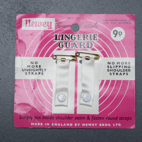 Lingerie Guard Clips By Newey, c. 1950s, Great Britain. The Underpinnings Museum. Photography by Tigz Rice