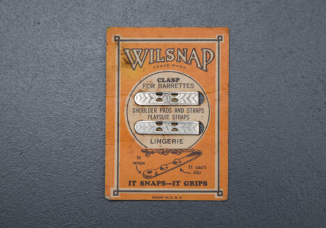 Lingerie Clasp By Wilsnap, c. 1926, USA. The Underpinnings Museum. Photography by Tigz Rice.