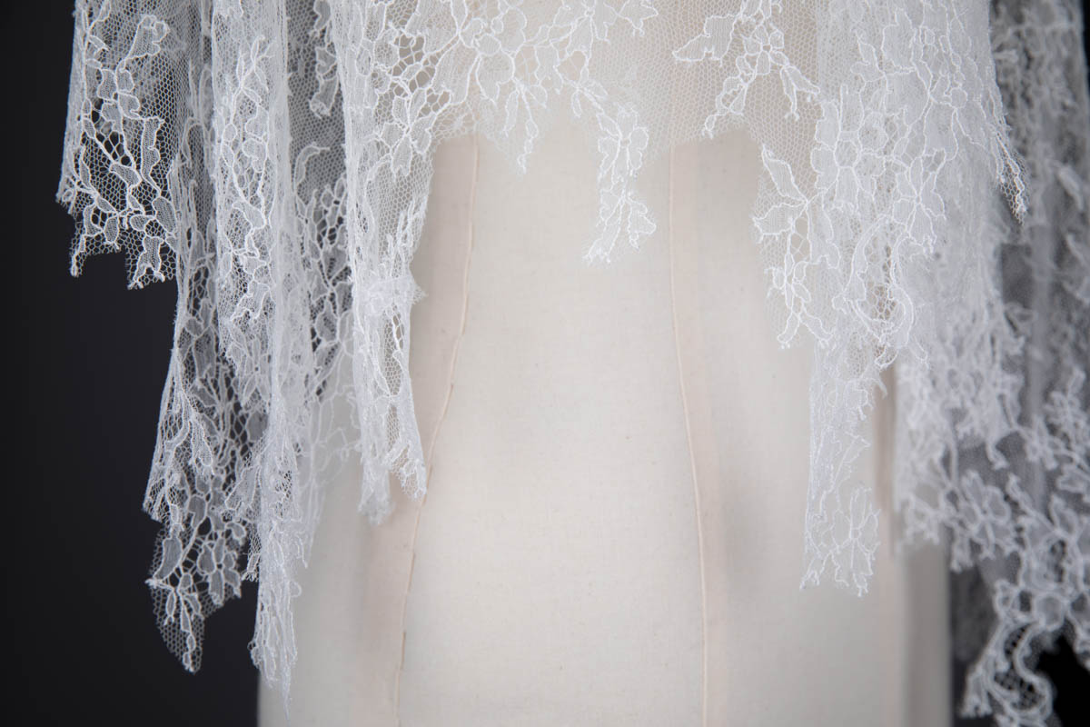 Chantilly Lace Cape By Karolina Laskowska, 2018, Norway. The Underpinnings Museum. Photography by Tigz Rice.