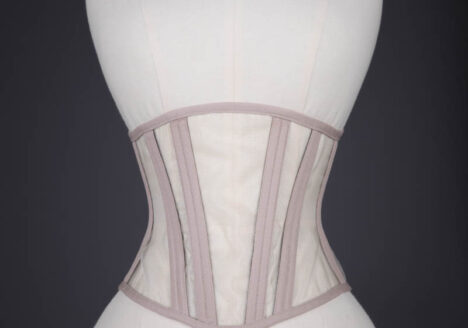 Gold & Mink Sheer Waist Cincher By Sparklewren, 2014, United Kingdom. The Underpinnings Museum. Photography by Tigz Rice.